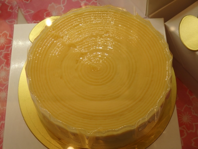 チーズケーキングエフの「プレーンチーズケーキ」