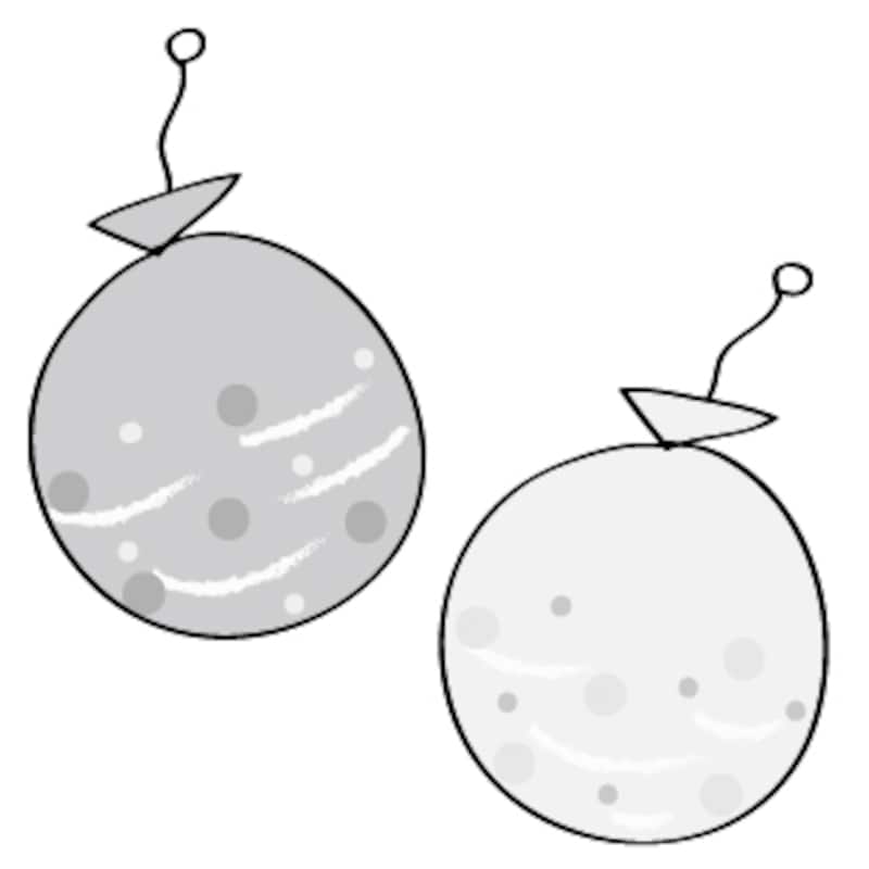 ヨーヨー 夏祭り イラスト 白黒 かわいい