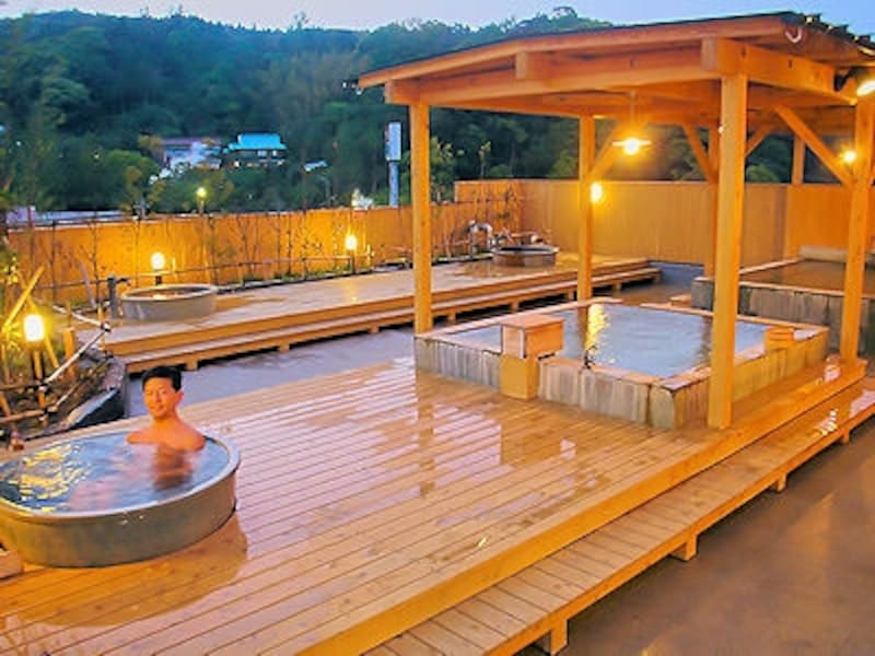 良質な湯と景観を存分に楽しめる！おにやまホテルの展望露天風呂