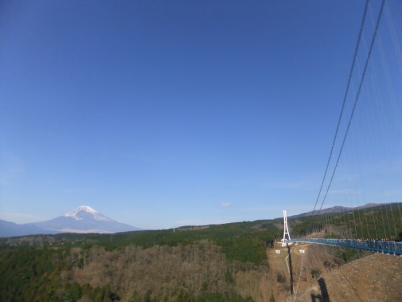 三島スカイウォーク（3）／富士山と共に