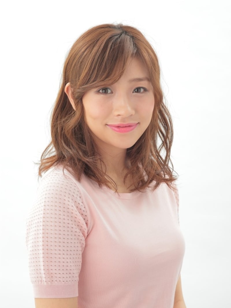 ひし形フォルム＋前髪で最強小顔！