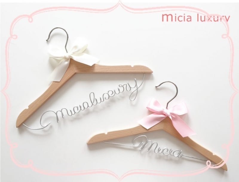 子ども用名入れハンガー