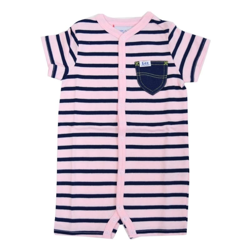 LEEボーダーロンパース