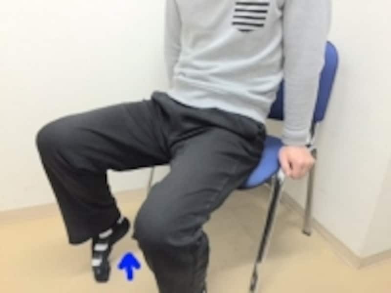 ふくらはぎを伸ばした感覚や足首の硬さに左右差を感じるかもしれせん