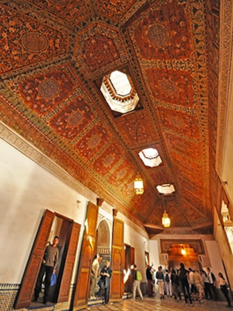 バヒア宮殿の天井装飾