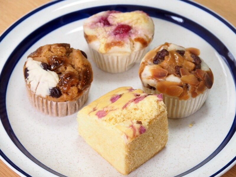 キコリのムシパン、木いちごカスタード、キャラメルナッツ、桜のムシカステラ@ワタナベヤ!