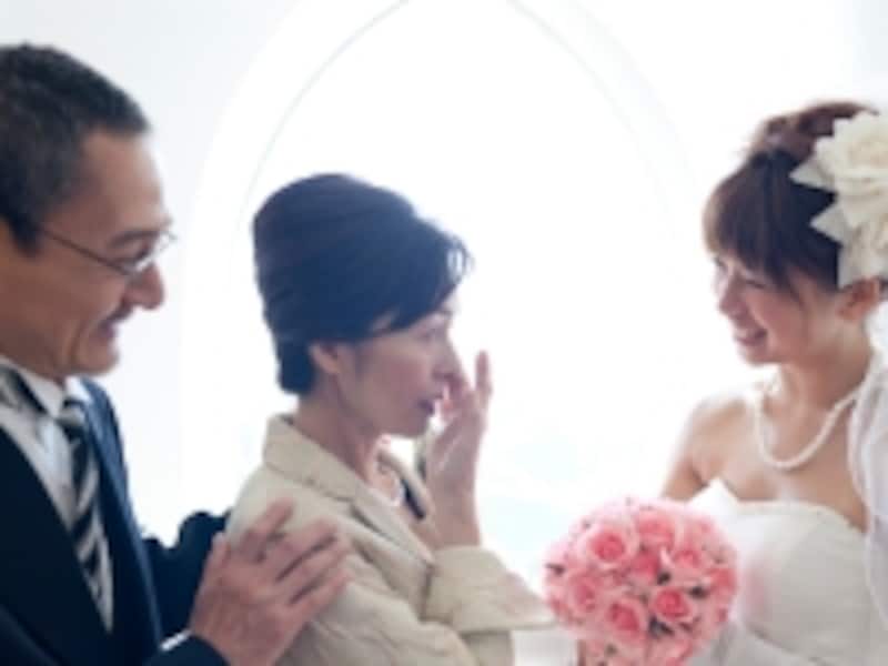 結婚式で両親に挨拶