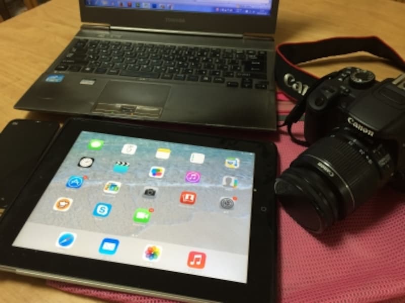 中国旅行の荷造り「通信機器」