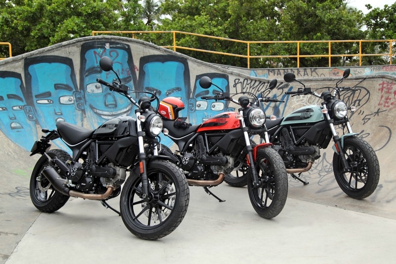 都会の雰囲気がよく似合うスクランブラーSixty2