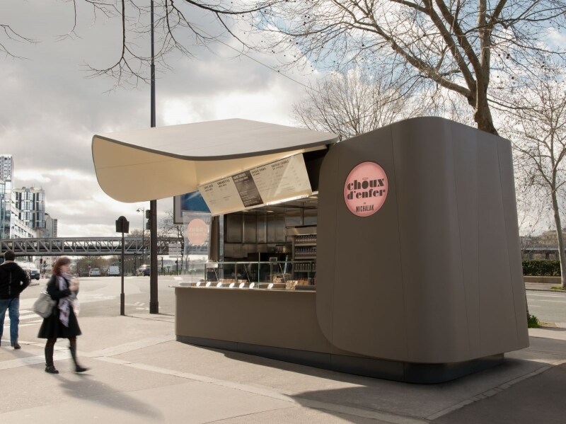 「choux d'enfer PARIS（シュー・ダンフェール パリ）」のパリ店の店舗