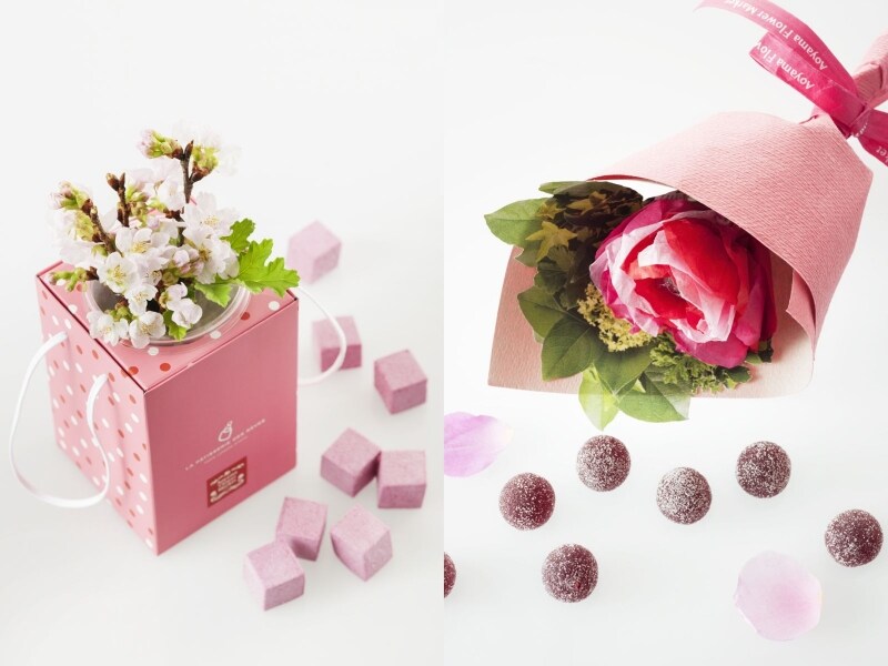 「ラ・パティスリー・デ・レーヴ」の「フルール・デ・レーヴ」（税別1,200円）、「ブーケ・デ・レーヴ」（税別1,000円）