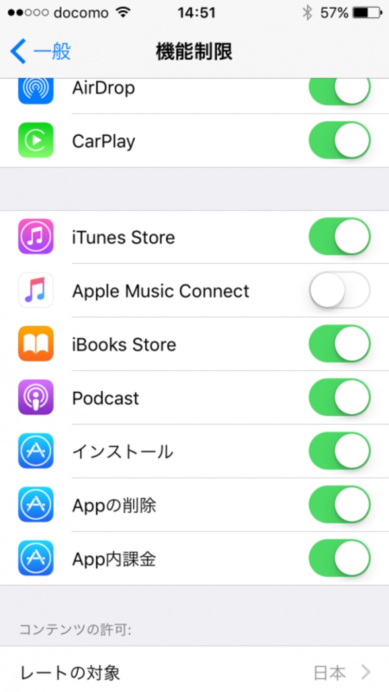 iPhone,使わない機能