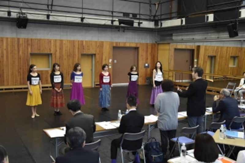 『ノートルダムの鐘』オーディションより。撮影：阿部章仁