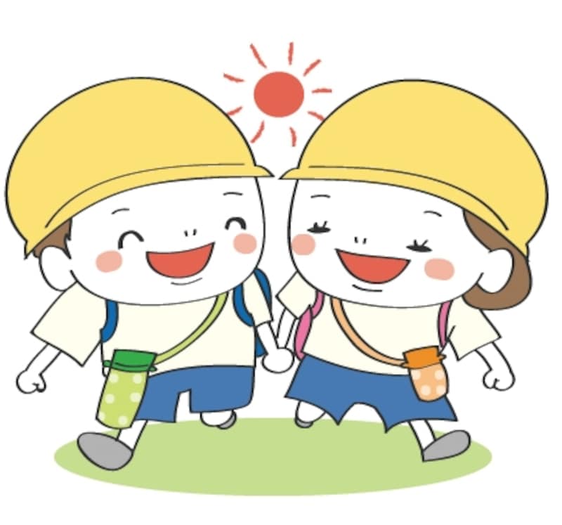 幼稚園 遠足 イラスト カラー かわいい