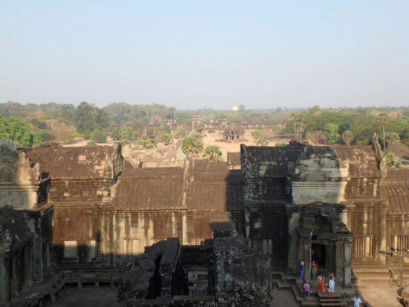 アンコール遺跡群が一望できる