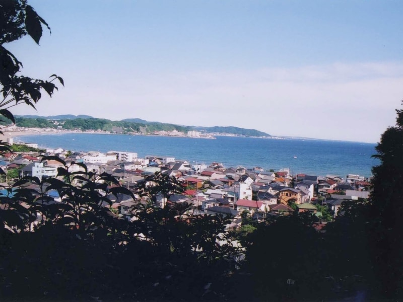 あじさい路から望む海