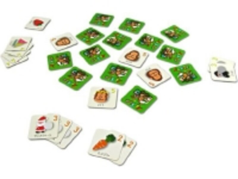 同じ絵が3枚や5枚あるなどの新しいルールの神経衰弱ゲーム