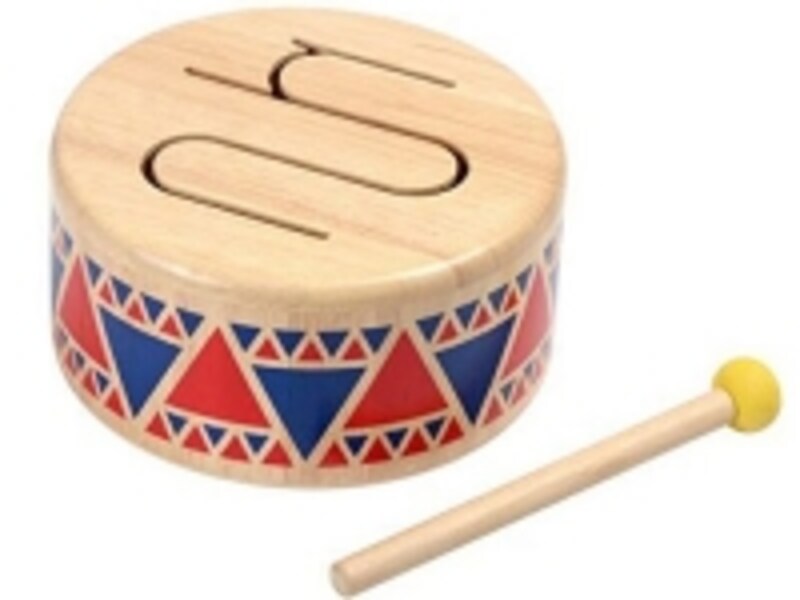 切込みにより3つの音色を楽しめるドラム