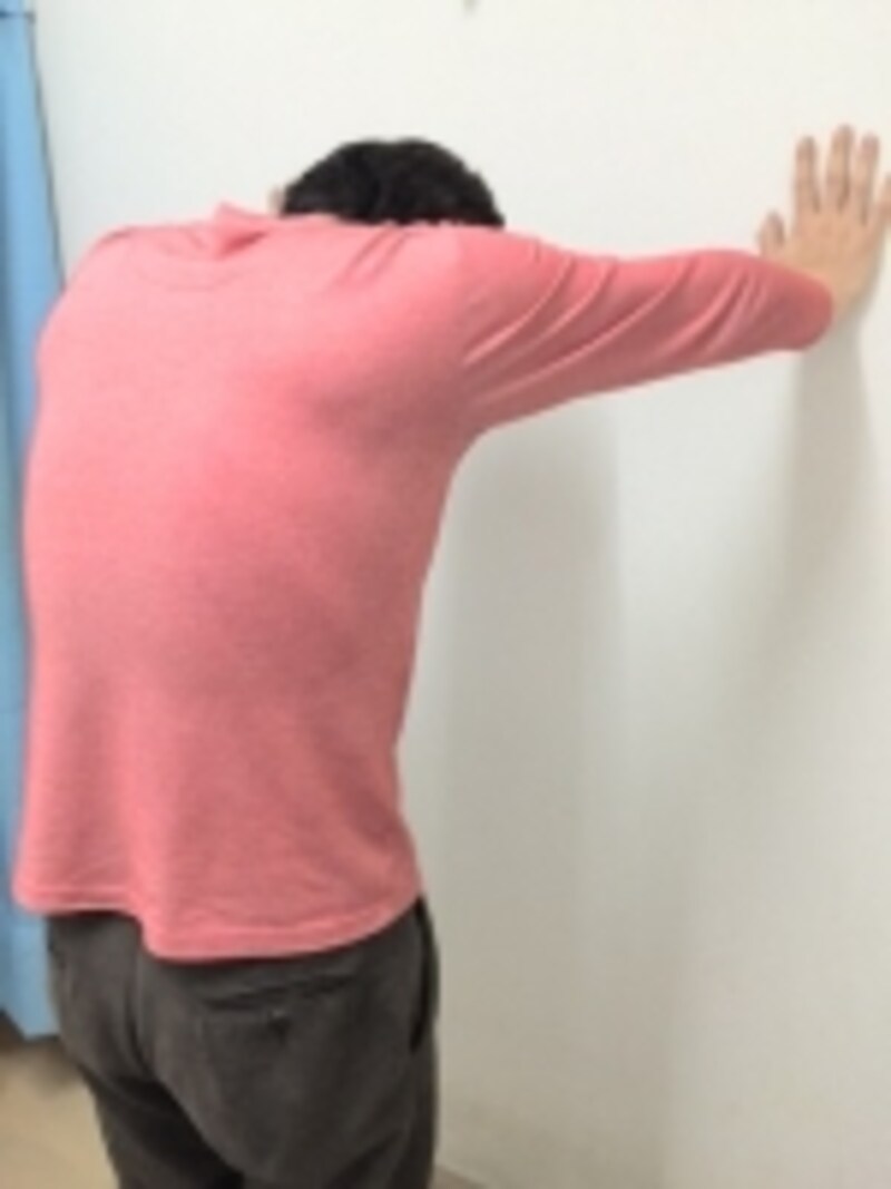 肩甲骨周辺が気持ちよく伸びていればOKです