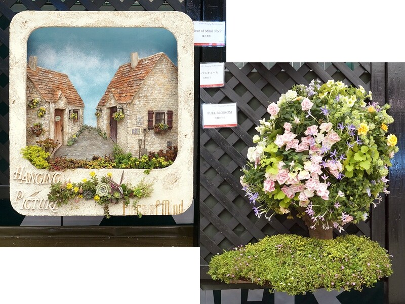 ハンギングバスケット部門出展作品