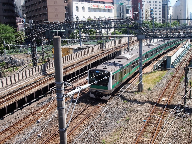 池袋駅から赤羽駅までは赤羽線だ