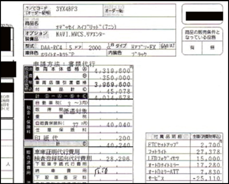 オデッセイ ハイブリッドアブソルートEXパッケージ（7人）