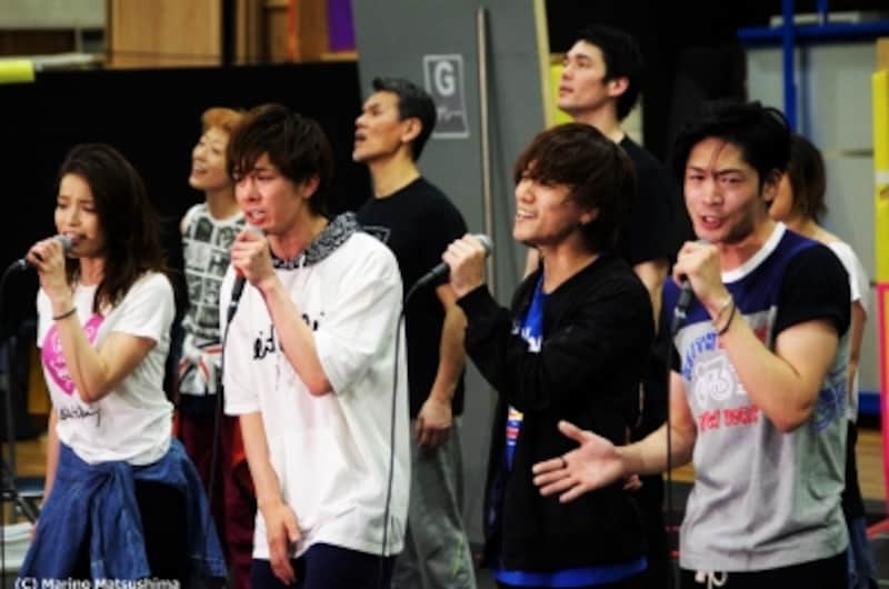 『ラディアント・ベイビーundefinedキース・ヘリングの生涯』稽古(C)Marino Matsushima