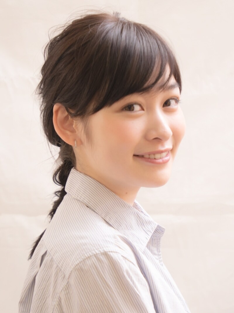 髪の崩し方と引き出し方