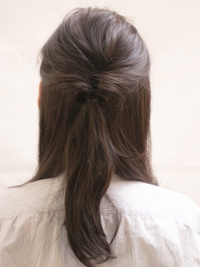 やわらかくルーズな印象に