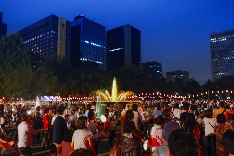 日比谷公園丸の内音頭大盆踊り大会