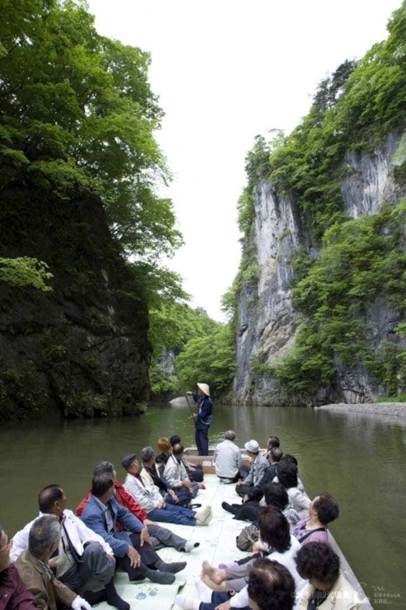 げいび追分を聴きながら楽しい舟旅を
