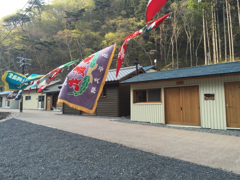 再現された田野畑村の机浜番屋群