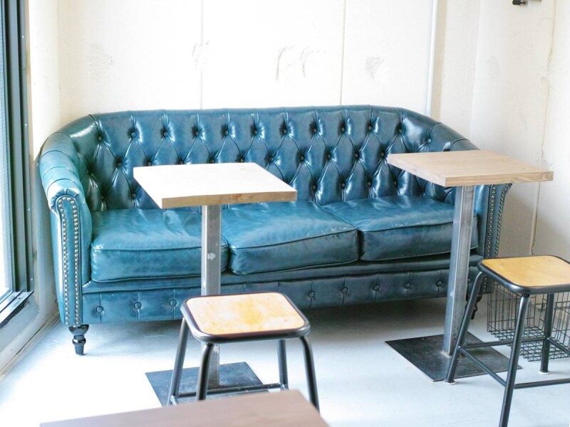 3階にあるソファー席で心落ち着くひとときを