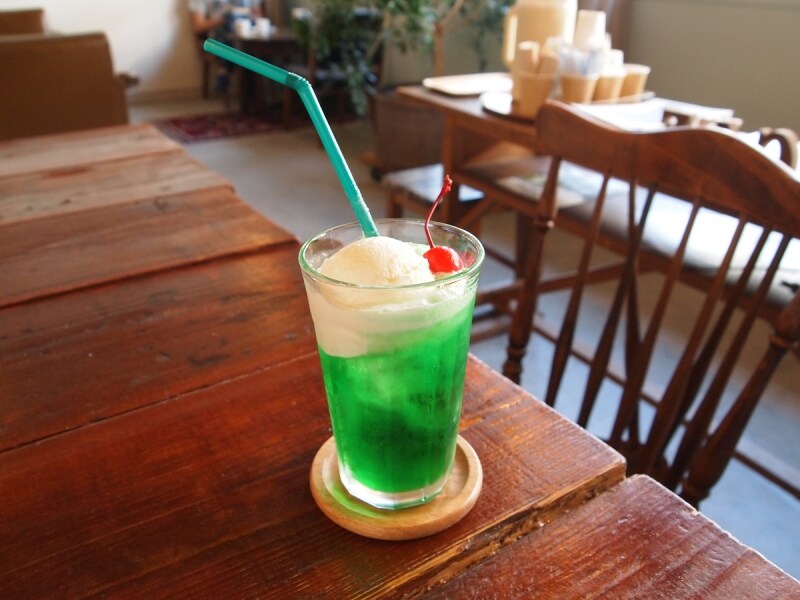 これぞ王道のクリームソーダ!