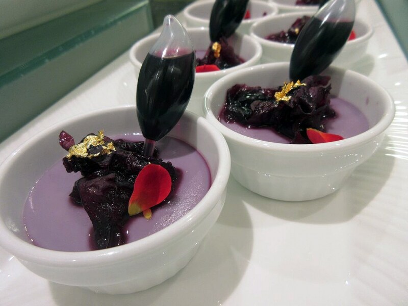 樹林 ブルーベリー豆乳プリン～きくらげを添えて～