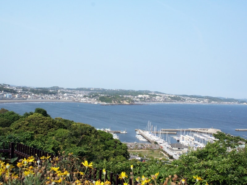 展望灯台から望む鎌倉・湘南の海