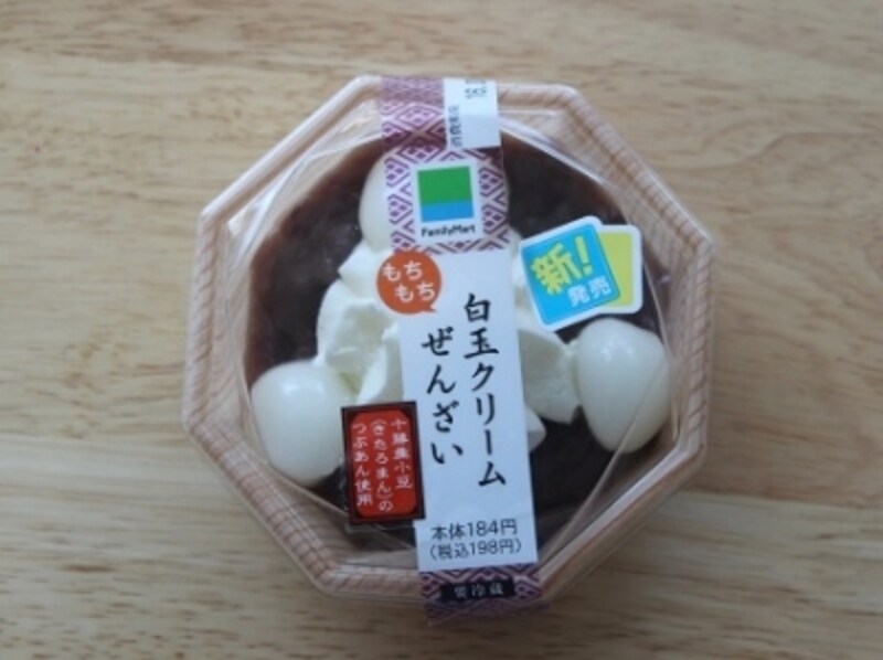 白玉クリームぜんざい