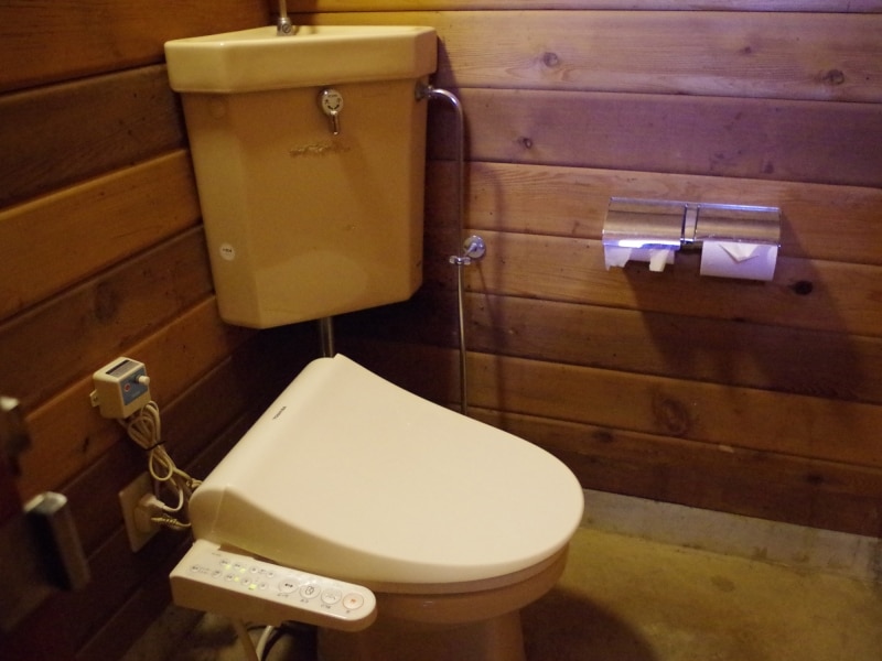 トイレがとても綺麗!しかもウォッシュレットでした