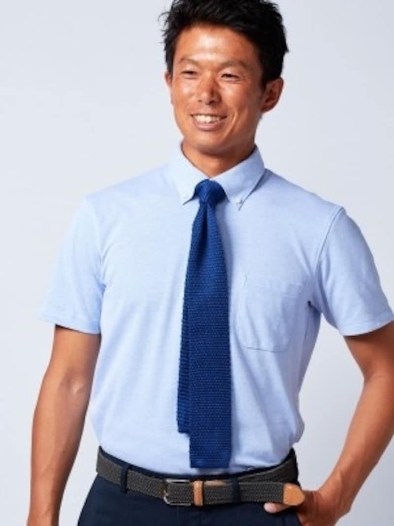 クールビズ,ポロシャツ,ビジネス,ネクタイ,ユニクロ