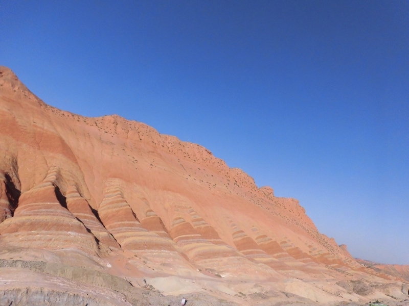 第二から第三観景台にかけて続く“七彩屏”