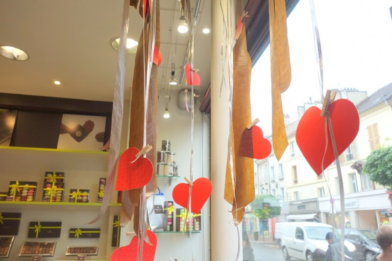 ハートのディスプレイ