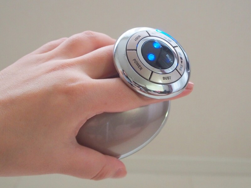 RFとEMSのレベルはボタンを押して変更できます。最初は弱めからスタートしてみて