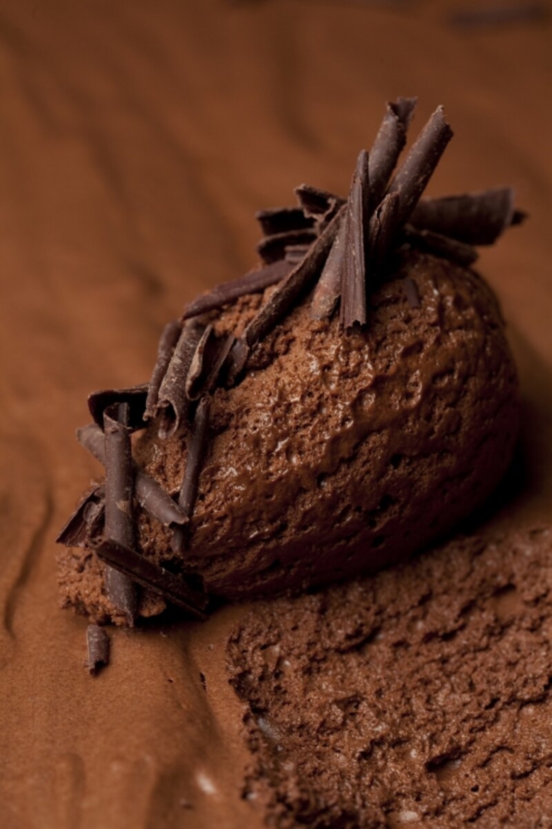 スライスしたチョコレートで風味がアップ