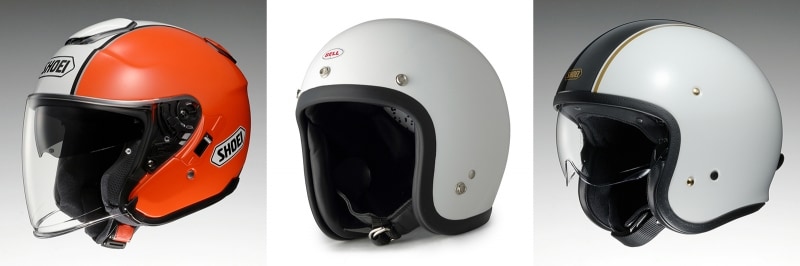 シールドがフリップアップ型のものからクラシカルなもの、最近はシールドが内部に仕込まれたタイプまで出てきた