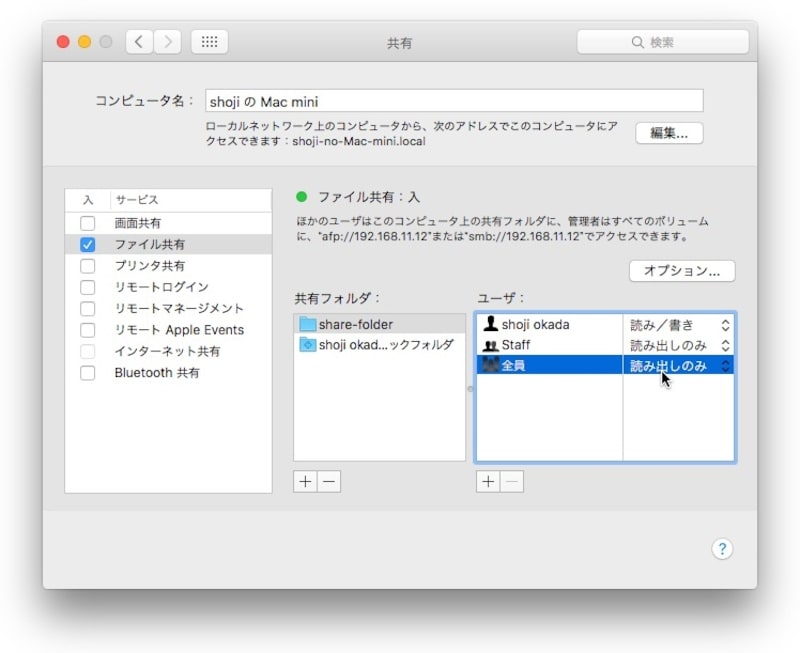 全員の項目に注目undefinedこのようになっていればよい