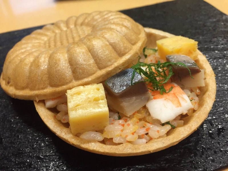 もなかサンド寿司