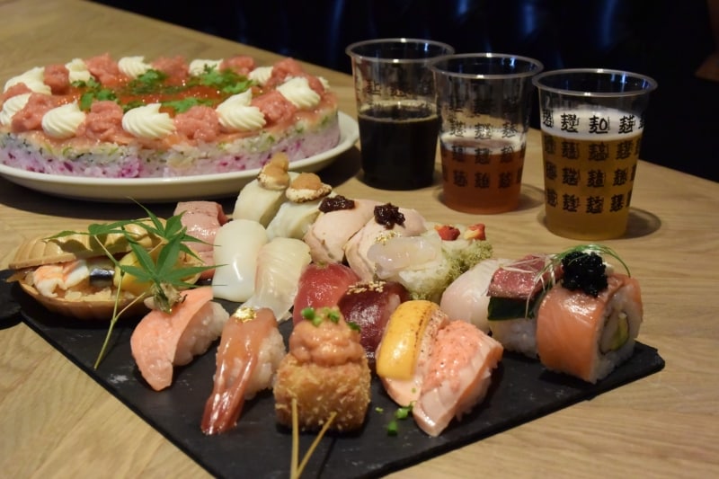 寿司フェスで提供される寿司