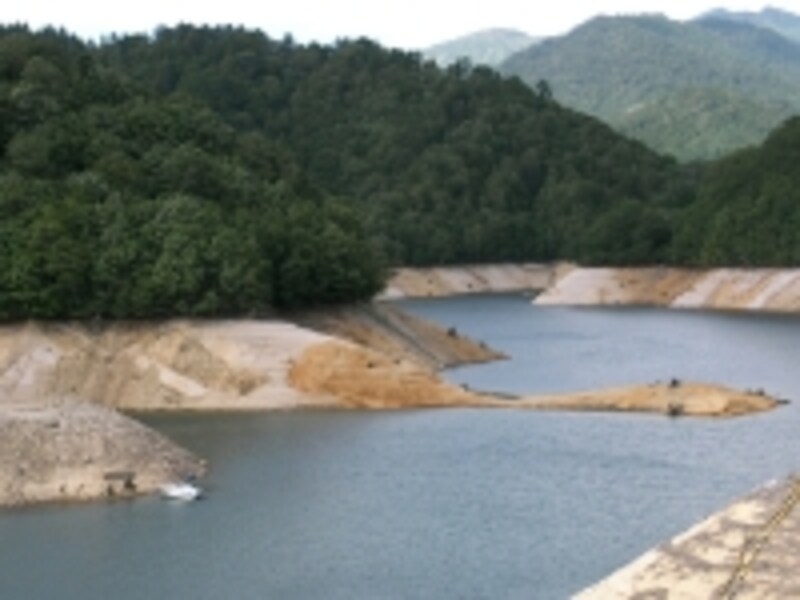 利根川水系ダムでは貯水率が過去最低に
