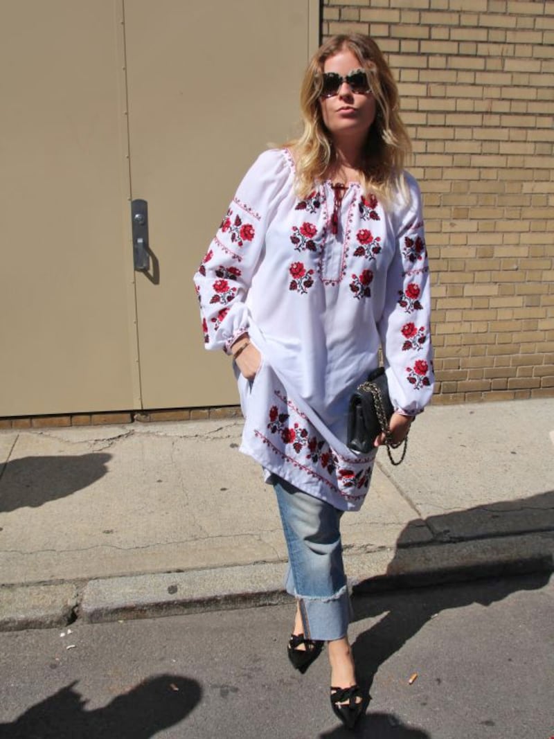 カフタンドレスで大人エスニックスタイルを意識してundefined(c)Rie Miyata