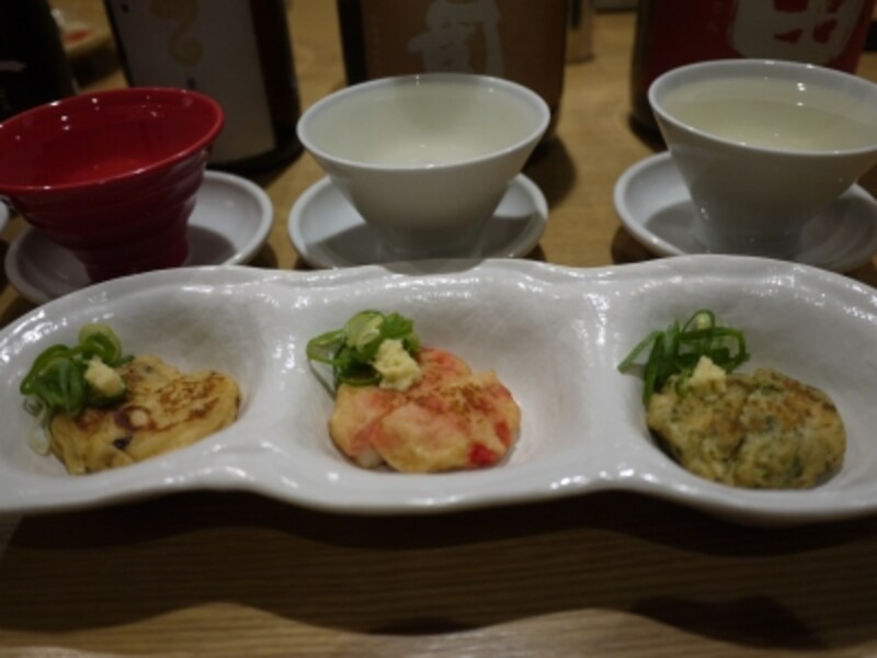 日本酒に合わせたおつまみも